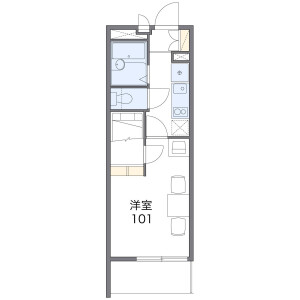 1K Mansion in Daikokucho - Sasebo-shi Floorplan