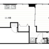 1LDK Apartment to Rent in Yokosuka-shi Floorplan