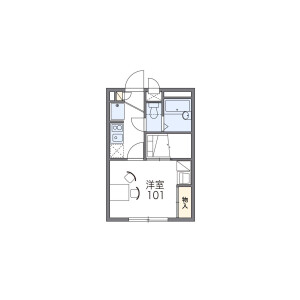 1K Apartment in Utsukushigaoka - Yokohama-shi Aoba-ku Floorplan