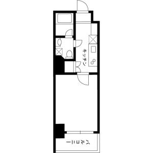 1K Mansion in Hamamatsucho - Minato-ku Floorplan