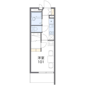 1K Mansion in Kamiasada - Hamamatsu-shi Naka-ku Floorplan