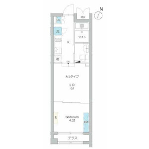 1LDK Mansion in Otowa - Bunkyo-ku Floorplan