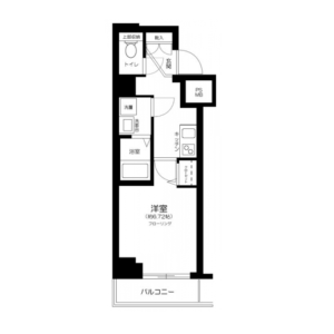 1K Mansion in Kamezawa - Sumida-ku Floorplan