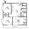 3DK Apartment to Rent in Kawasaki-shi Takatsu-ku Floorplan