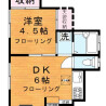 1DK Apartment to Rent in Adachi-ku Floorplan