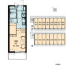 1K Apartment to Rent in Ichikawa-shi Layout Drawing
