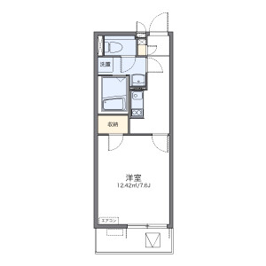 1K Mansion in Miyahana - Higashimatsuyama-shi Floorplan