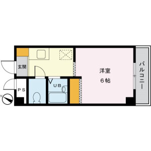 1K Mansion in Nagayama - Tama-shi Floorplan