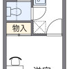 1R Apartment to Rent in Osaka-shi Tsurumi-ku Floorplan