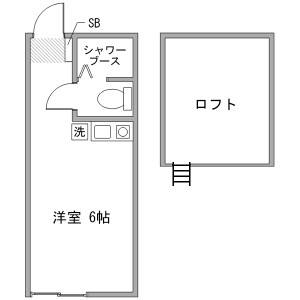 1R Apartment in Kawanakajima - Kawasaki-shi Kawasaki-ku Floorplan