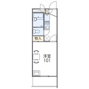 1K Mansion in Iwayakitamachi - Kobe-shi Nada-ku Floorplan