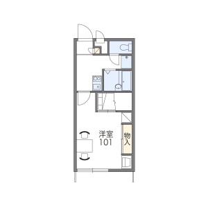 1K Apartment in Kanasugi - Funabashi-shi Floorplan