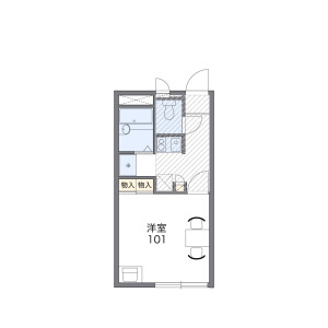 1K Apartment in Morikawachi higashi - Higashiosaka-shi Floorplan