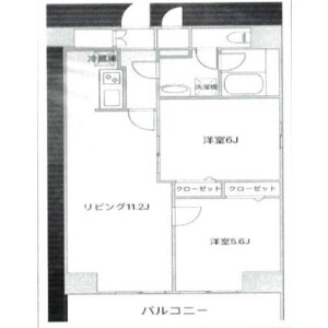 2LDK Mansion in Kameido - Koto-ku Floorplan