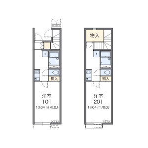 1K Apartment in Higashikoigakubo - Kokubunji-shi Floorplan