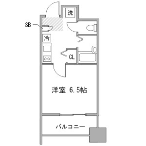 1K Mansion in Higashishinagawa - Shinagawa-ku Floorplan