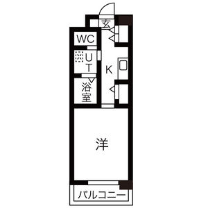 1R Mansion in Yamaguchicho - Seto-shi Floorplan