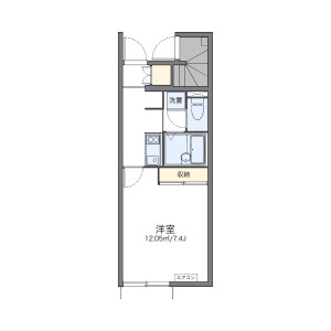 1K Mansion in Higashino - Hiroshima-shi Asaminami-ku Floorplan