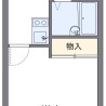 1K Apartment to Rent in Okegawa-shi Floorplan