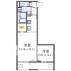 1LDK Apartment to Rent in Kawasaki-shi Takatsu-ku Floorplan