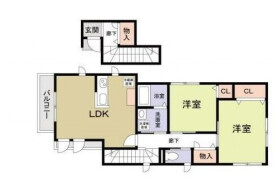 2LDK Apartment in Noge - Setagaya-ku