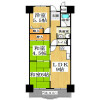 3LDK Apartment to Rent in Habikino-shi Floorplan