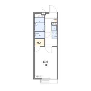 1K Apartment in Ondacho - Yokohama-shi Aoba-ku Floorplan