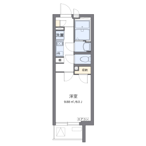 1K Mansion in Yamatocho - Nakano-ku Floorplan