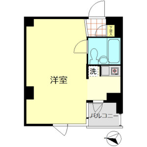 1R Mansion in Sotokanda - Chiyoda-ku Floorplan
