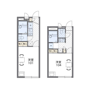 1K Apartment in Kariyado - Kawasaki-shi Nakahara-ku Floorplan