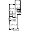 2LDK Apartment to Rent in Sapporo-shi Chuo-ku Floorplan