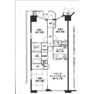 3SLDK {building type} in Sengoku - Koto-ku Floorplan