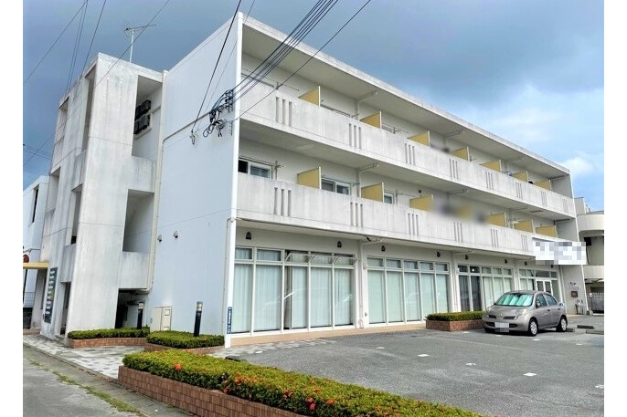 沖繩市出租中的1K公寓大廈 戶外