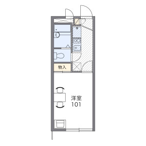 1K Apartment in Bubaicho - Fuchu-shi Floorplan