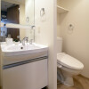 1K Apartment to Rent in Osaka-shi Tennoji-ku Washroom