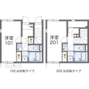 1K Apartment in Nishitomi - Fujisawa-shi Floorplan