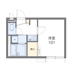 1K Apartment in Higashiogura - Kawasaki-shi Saiwai-ku Floorplan
