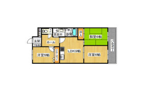 3LDK Mansion in Morokuchi - Osaka-shi Tsurumi-ku