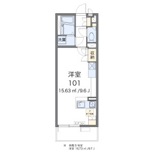 1R Mansion in Takaida nishi - Higashiosaka-shi Floorplan