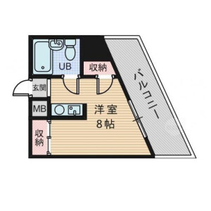 1R Mansion in Toyosato - Osaka-shi Higashiyodogawa-ku Floorplan
