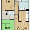 横滨市港北区出租中的2LDK公寓大厦 房屋布局