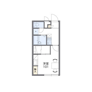 1K Apartment in Kirenishi - Osaka-shi Hirano-ku Floorplan