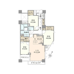 3SLDK Mansion in Higashinakano - Nakano-ku Floorplan