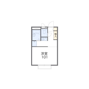1K Apartment in Ogawacho - Kodaira-shi Floorplan