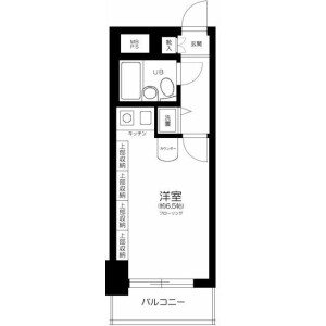 1R Mansion in Watarida sannocho - Kawasaki-shi Kawasaki-ku Floorplan