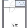 大阪市西成區出租中的1K公寓 房屋格局