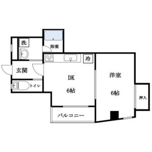 1LDK {building type} in Kamiikebukuro - Toshima-ku Floorplan
