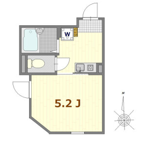 1K Apartment in Adachi - Adachi-ku Floorplan