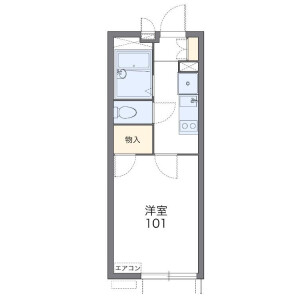 1K Mansion in Ainokawa - Ichikawa-shi Floorplan