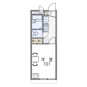 1K Mansion in Nakakonoikecho - Higashiosaka-shi Floorplan